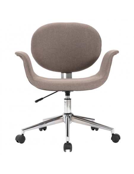 Sedia da Ufficio Girevole Grigio Talpa in Tessuto