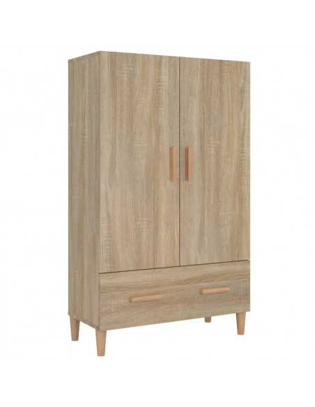 Credenza Rovere Sonoma 70x31x115 cm in Legno Multistrato