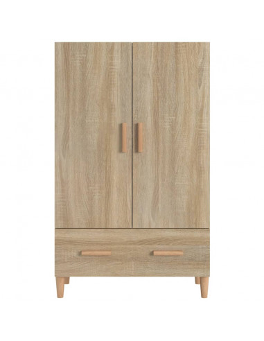 Credenza Rovere Sonoma 70x31x115 cm in Legno Multistrato