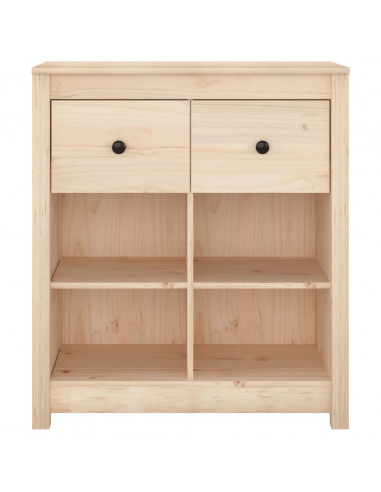 Credenza 70x35x80 cm in Legno Massello di Pino