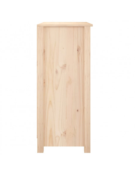 Credenza 70x35x80 cm in Legno Massello di Pino