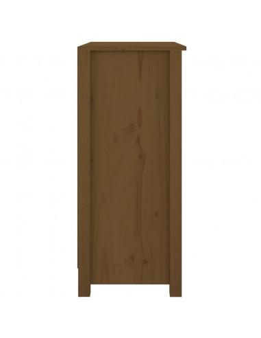 Credenza Miele 70x35x80 cm in Legno Massello di Pino