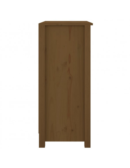 Credenza Miele 70x35x80 cm in Legno Massello di Pino