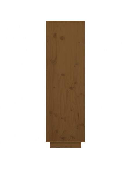 Credenza Miele 38x35x117 cm in Legno Massello di Pino