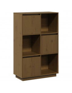 Credenza Miele 74x35x117 cm in Legno Massello di Pino 2