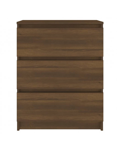 Credenza Rovere Marrone 60x35x76 cm in Legno Ingegnerizzato
