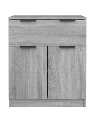 Credenza Grigio Sonoma 60x30x70 cm in Legno Multistrato