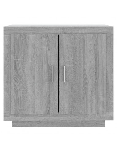 Credenza Grigio Sonoma 80x40x75 cm in Legno Multistrato