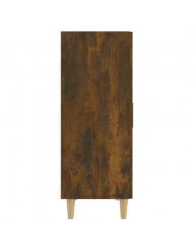 Credenza Rovere Fumo 70x34x90 cm in Legno Multistrato