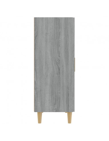 Credenza Grigio Sonoma 70x34x90 cm in Legno Multistrato
