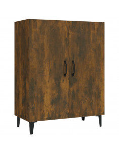 Credenza Rovere Fumo 70x34x90 cm in Legno Multistrato 2