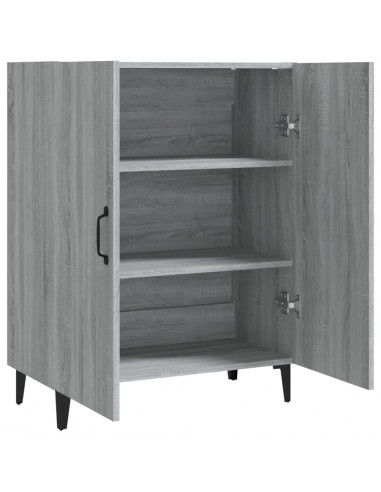 Credenza Grigio Sonoma 70x34x90 cm in Legno Multistrato
