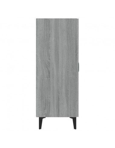 Credenza Grigio Sonoma 70x34x90 cm in Legno Multistrato