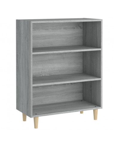 Credenza Grigio Sonoma 69,5x32,5x90 cm in Legno Multistrato