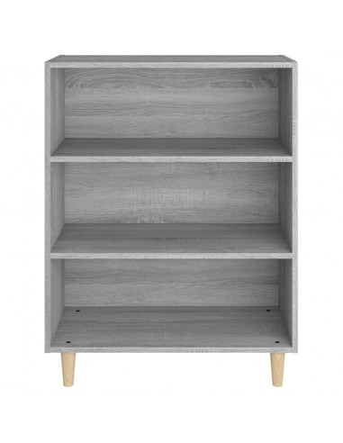 Credenza Grigio Sonoma 69,5x32,5x90 cm in Legno Multistrato