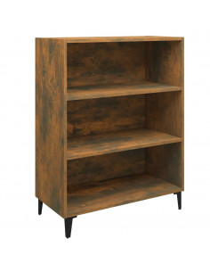 Credenza Rovere Fumo 69,5x32,5x90 cm in Legno Multistrato 2