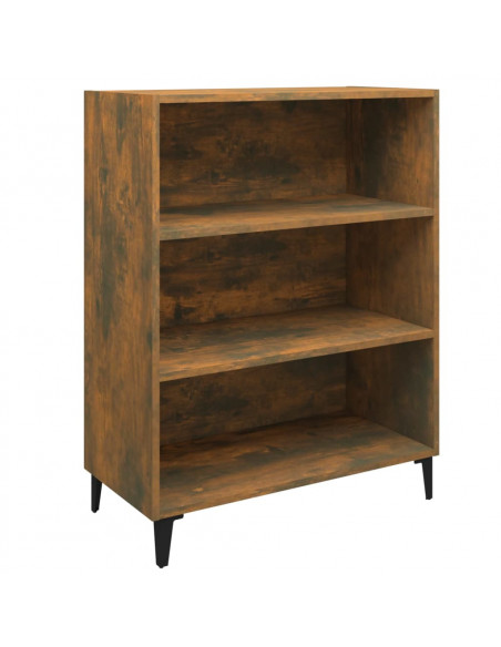 Credenza Rovere Fumo 69,5x32,5x90 cm in Legno Multistrato