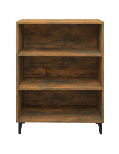 Credenza Rovere Fumo 69,5x32,5x90 cm in Legno Multistrato