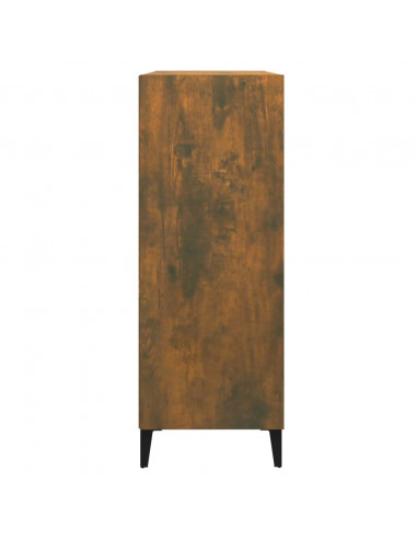 Credenza Rovere Fumo 69,5x32,5x90 cm in Legno Multistrato