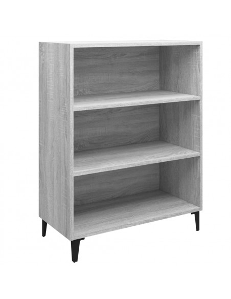 Credenza Grigio Sonoma 69,5x32,5x90 cm in Legno Multistrato