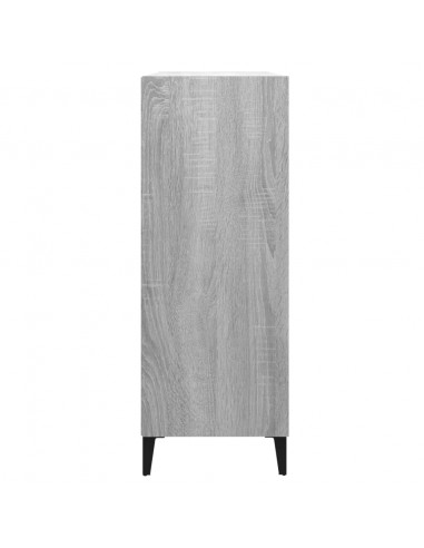 Credenza Grigio Sonoma 69,5x32,5x90 cm in Legno Multistrato