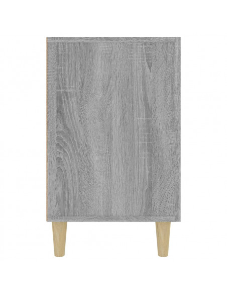 Credenza Grigio Sonoma 100x36x60 cm in Legno Multistrato