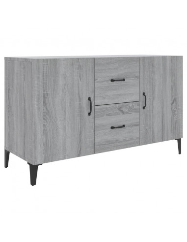 Credenza Grigio Sonoma 100x36x60 cm in Legno Multistrato