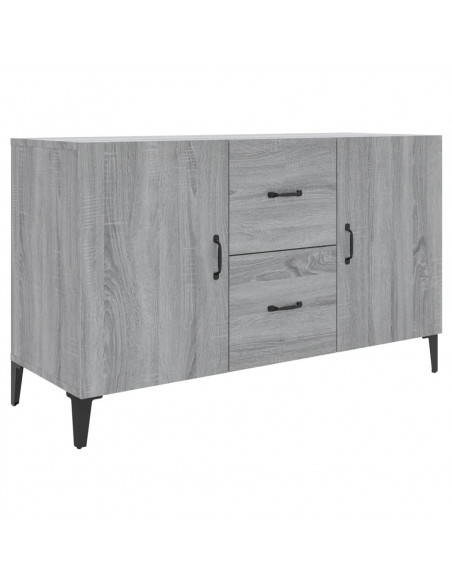 Credenza Grigio Sonoma 100x36x60 cm in Legno Multistrato