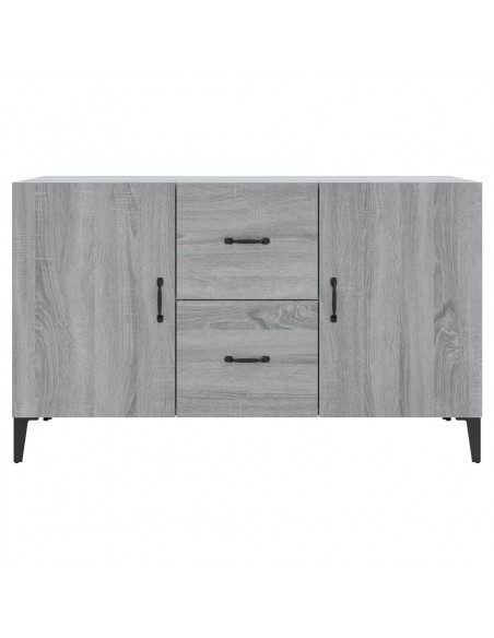 Credenza Grigio Sonoma 100x36x60 cm in Legno Multistrato