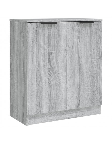 Credenze 3 pz Grigio Sonoma in Legno Multistrato