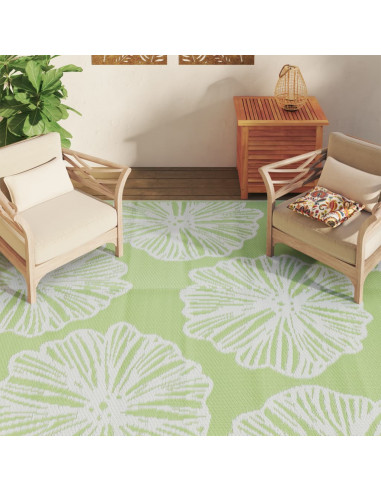 Tappeto da Esterno Verde 190x290 cm in PP