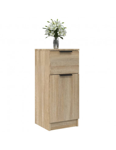 Credenza Rovere Sonoma 30x30x70 cm in Legno Multistrato