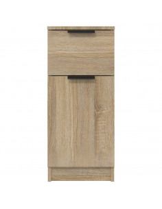 Credenze 2 pz Rovere Sonoma 30x30x70 cm in Legno Multistrato 2