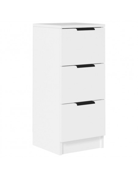 Credenza Bianca 30x30x70 cm in Legno Multistrato
