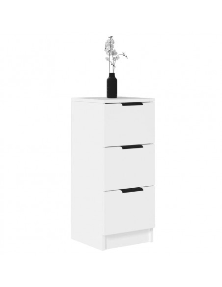 Credenza Bianca 30x30x70 cm in Legno Multistrato