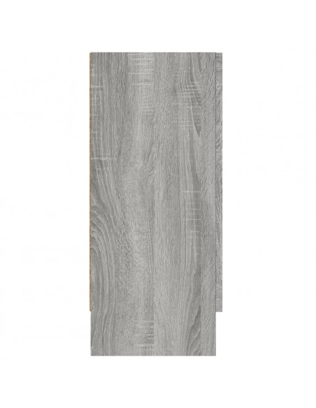 Credenza Grigio Sonoma 120x30,5x70 cm in Legno Multistrato