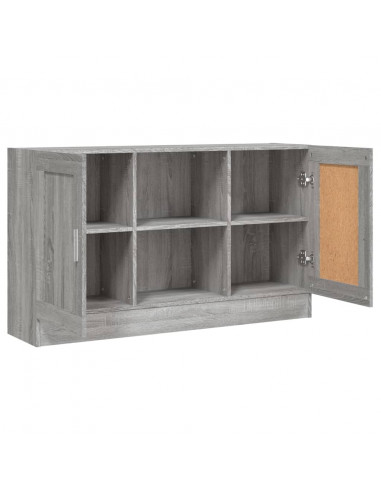 Credenza Grigio Sonoma 120x30,5x70 cm in Legno Multistrato