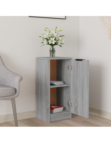 Credenza Grigio Sonoma 30x30x70 cm in Legno Multistrato