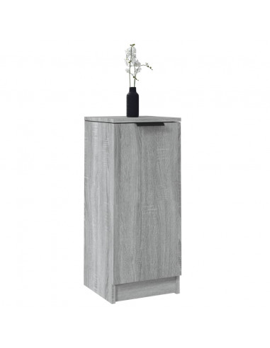 Credenza Grigio Sonoma 30x30x70 cm in Legno Multistrato