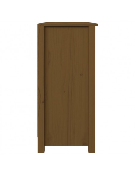 Credenza Miele 100x35x74 cm in Legno Massello di Pino