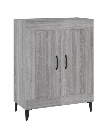 Credenza Grigio Sonoma 69,5x34x90 cm in Legno Multistrato