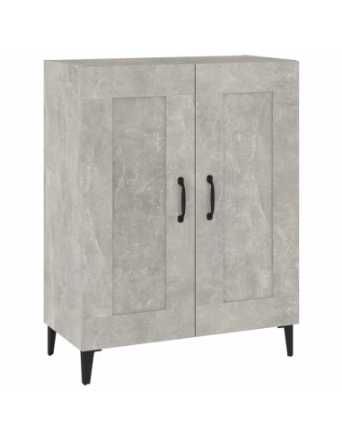 Credenza Grigio Cemento 69,5x34x90 cm in Legno Multistrato