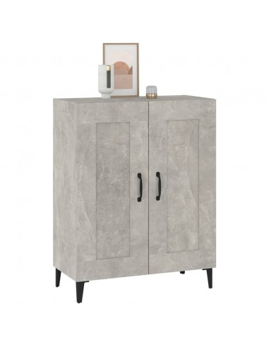 Credenza Grigio Cemento 69,5x34x90 cm in Legno Multistrato