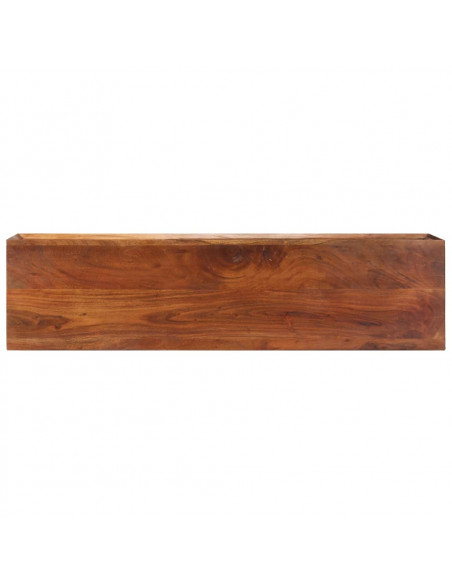 Mobile Porta TV 118x30x55 cm in Legno Massello di Acacia