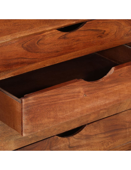 Mobile Porta TV 118x30x55 cm in Legno Massello di Acacia