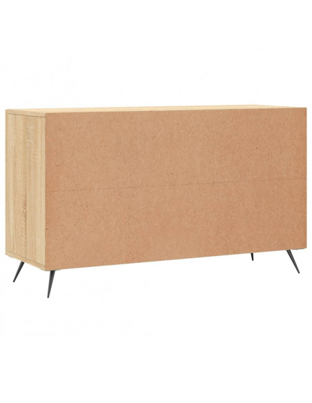 Credenza Rovere Sonoma 100x36x60 cm in Legno Multistrato