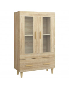 Credenza Rovere Sonoma 70x31x115 cm in Legno Multistrato 2