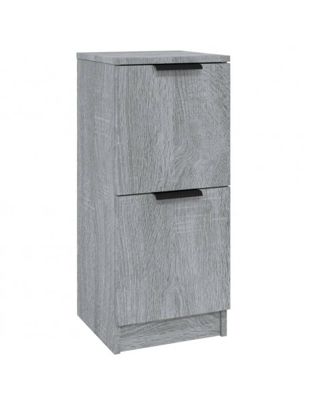 Credenza Grigio Sonoma 30x30x70 cm in Legno Multistrato
