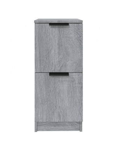 Credenza Grigio Sonoma 30x30x70 cm in Legno Multistrato