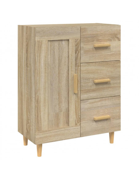 Credenza Rovere Sonoma 69,5x34x90 cm in Legno Multistrato